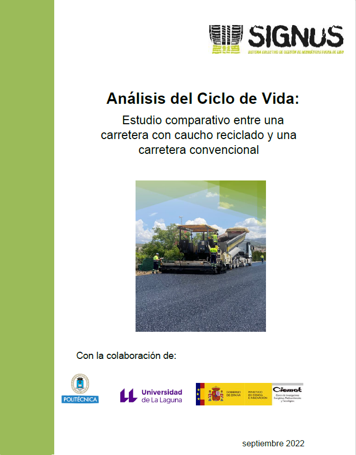 Estudio carretera caucho reciclado